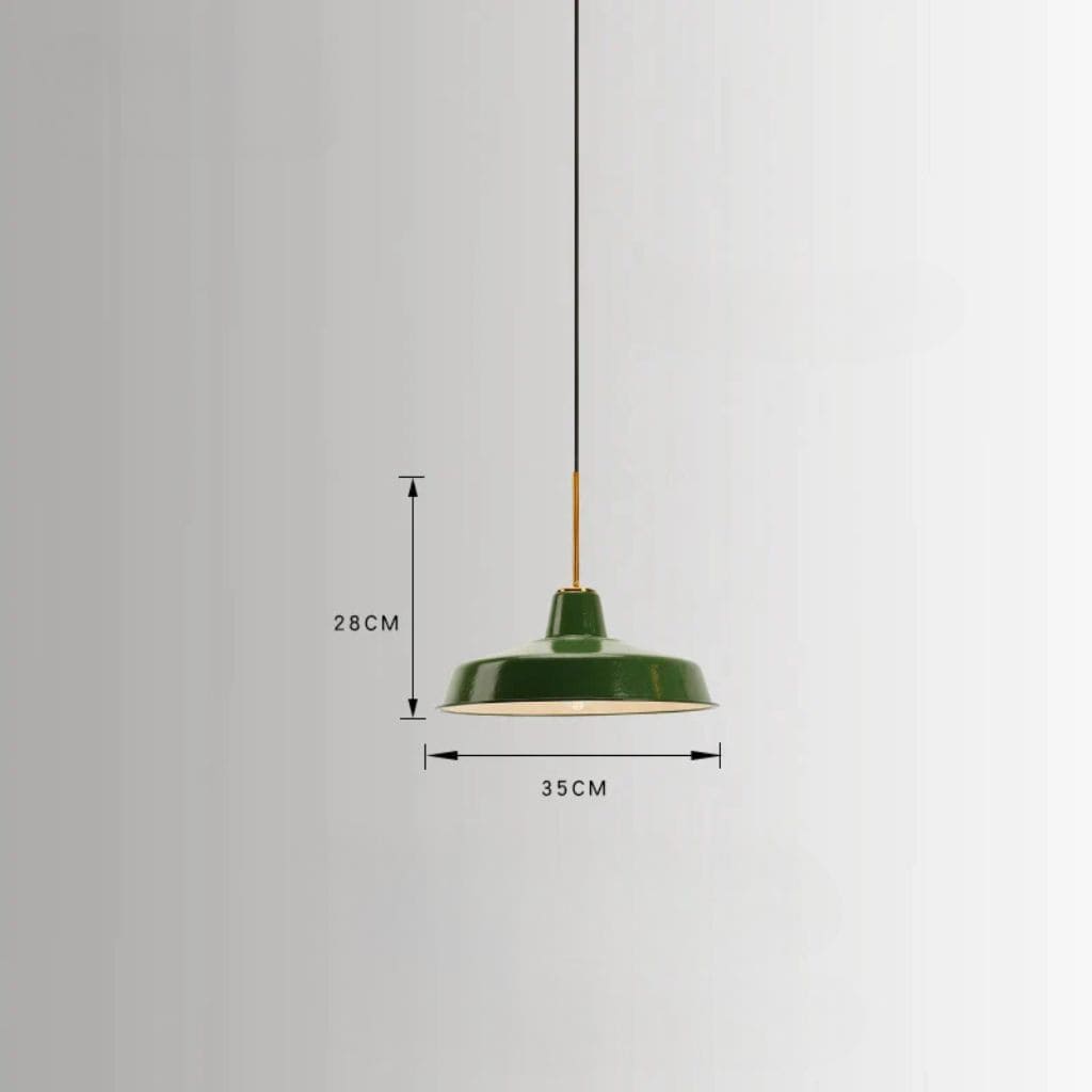 Vintage American industrial chandelier