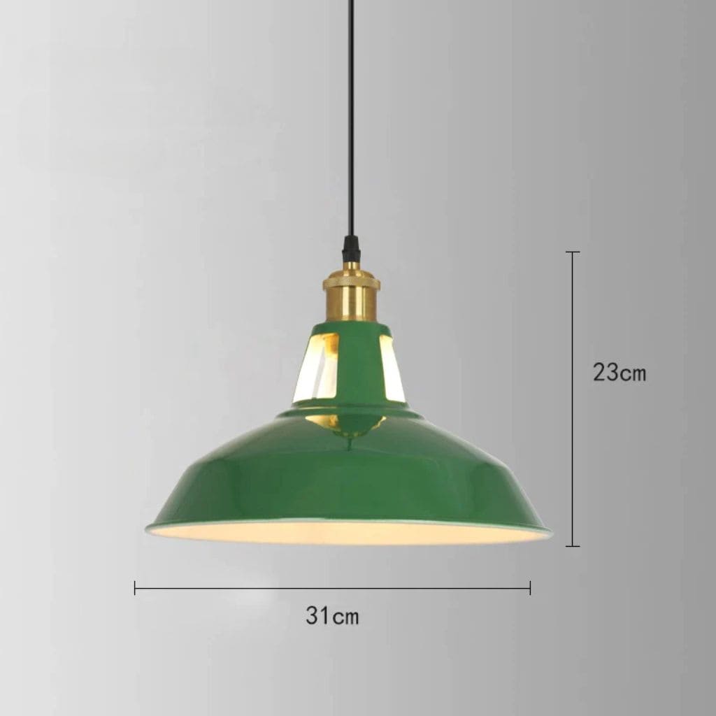 Vintage American industrial chandelier