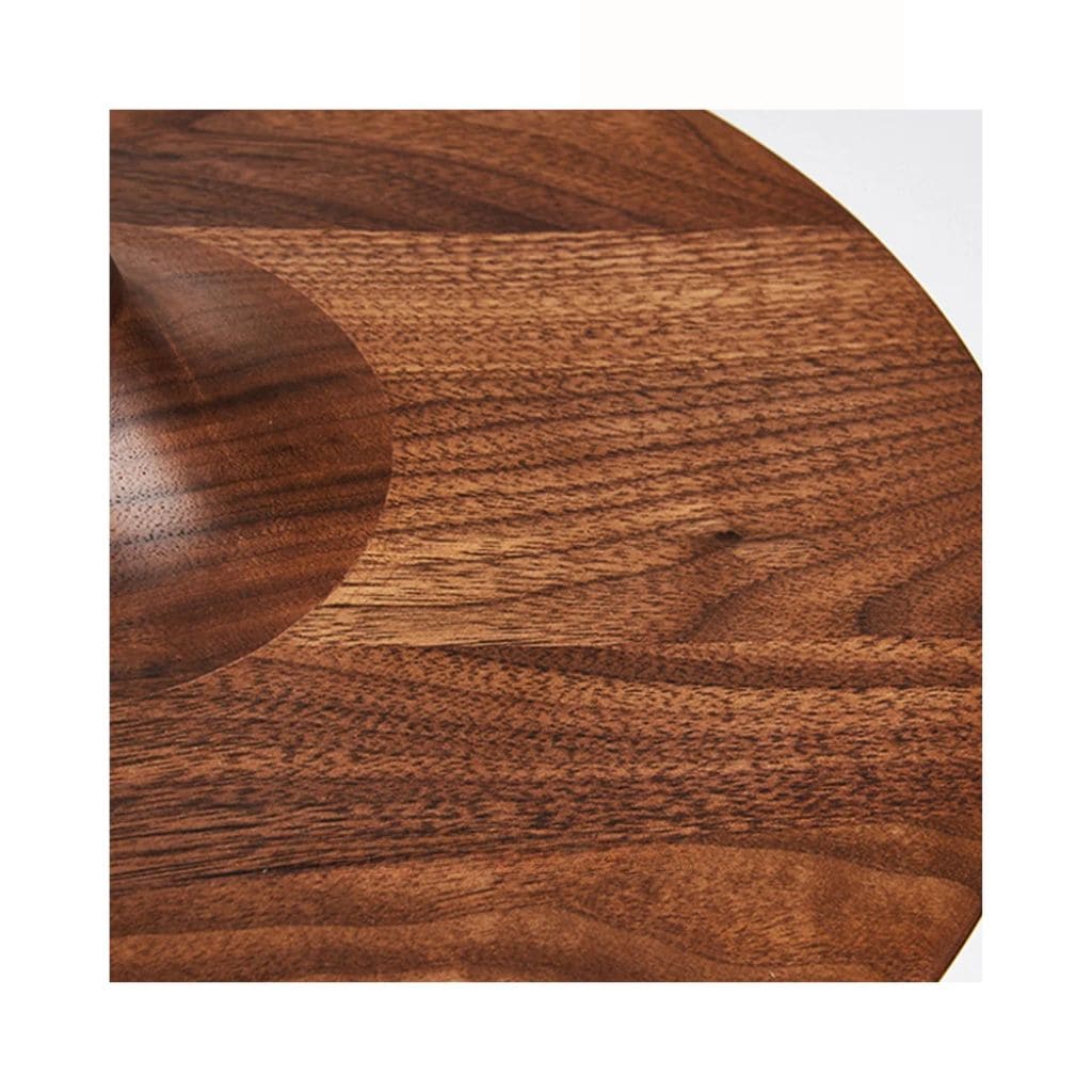 LED luster in Solid Wood of Noyer