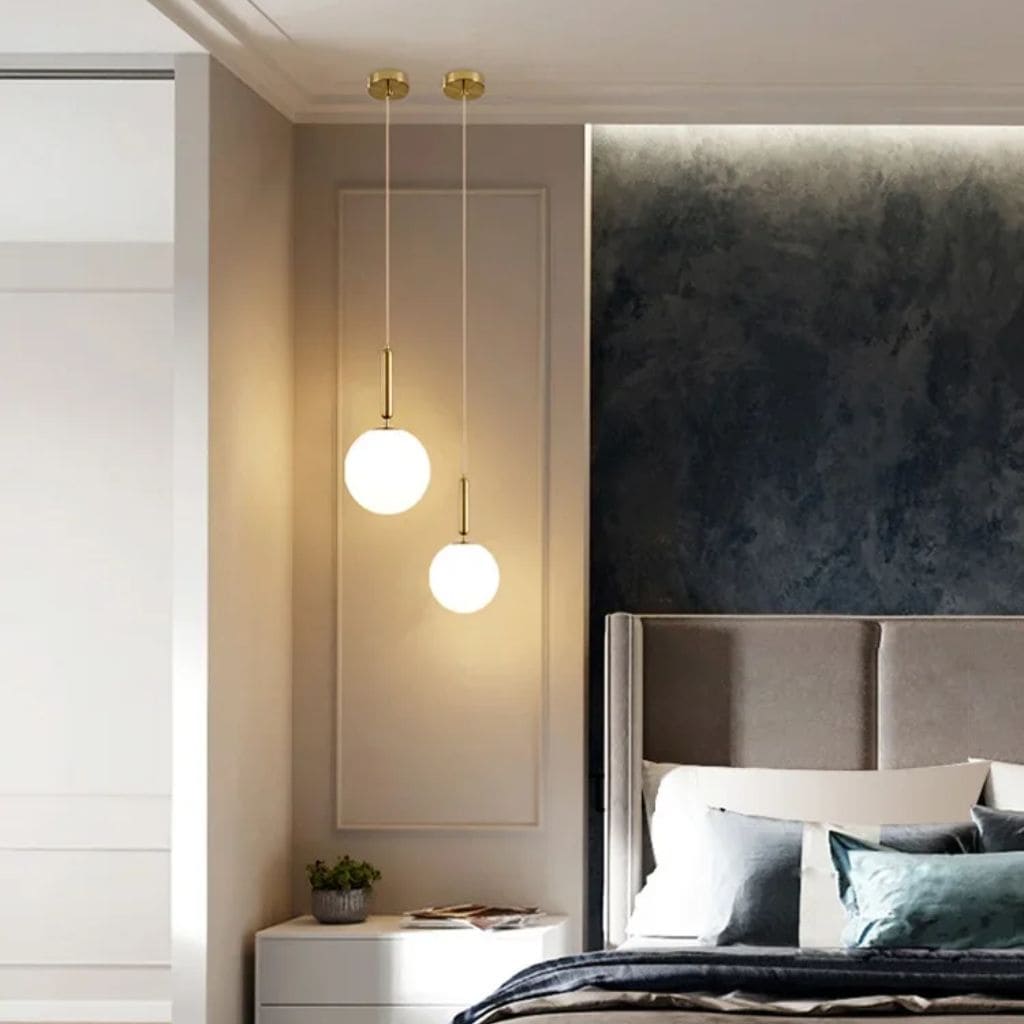 Nordic chandelier glass balls