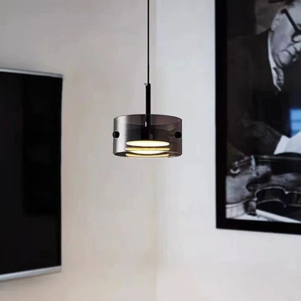 Chandelier hanging black elegance