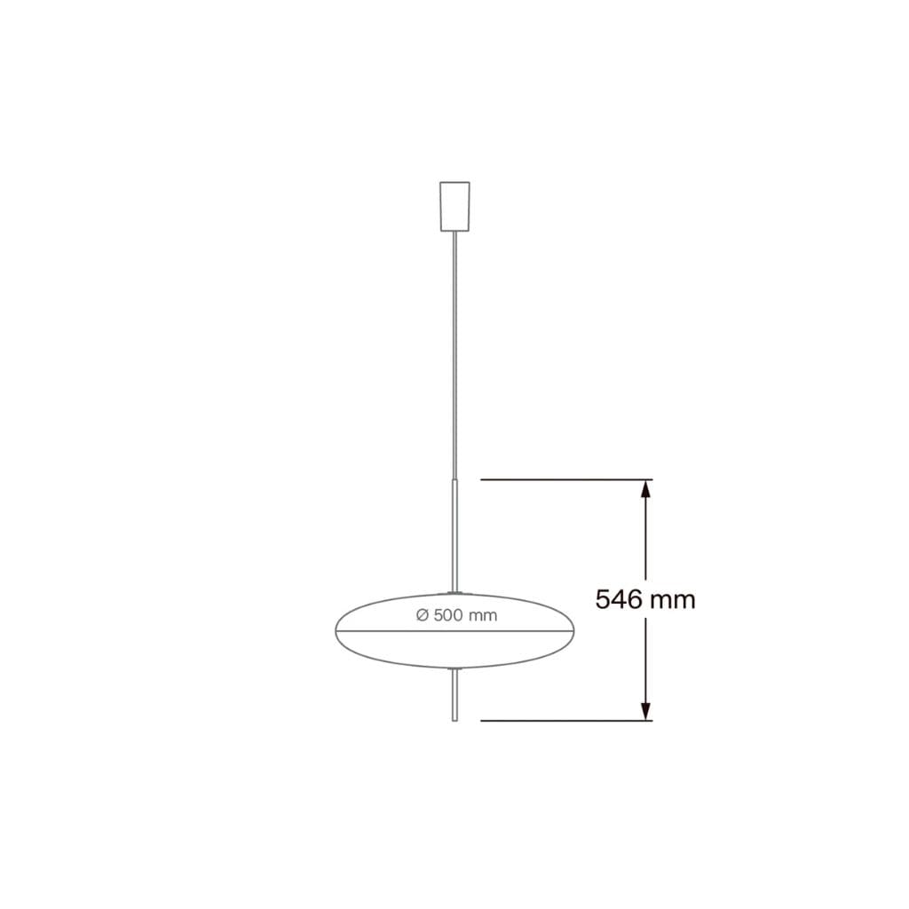 Hanging chandelier UFO LED Italian design