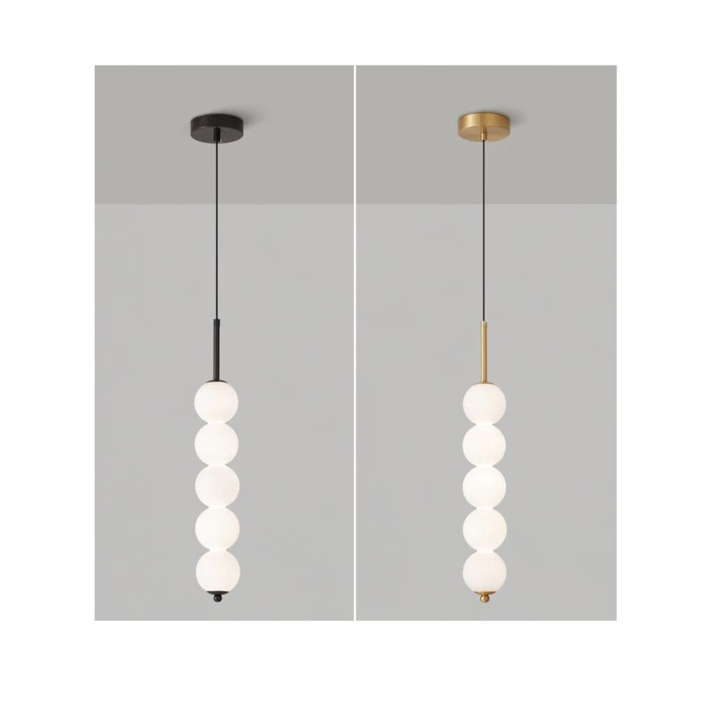LED glass ball chandelier