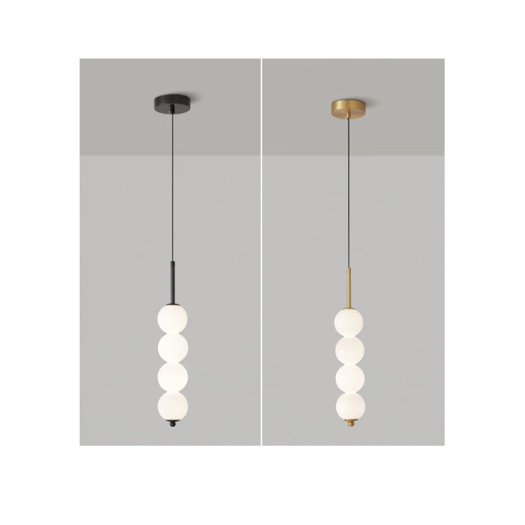 LED glass ball chandelier