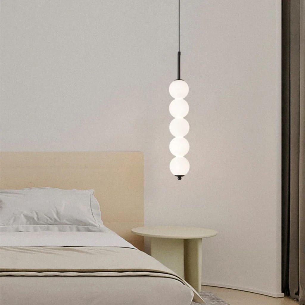 LED glass ball chandelier