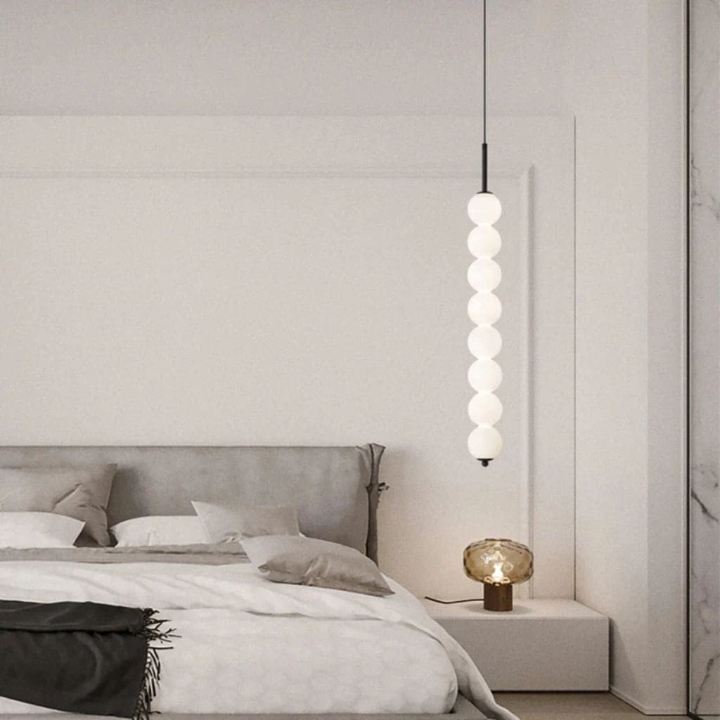 LED glass ball chandelier