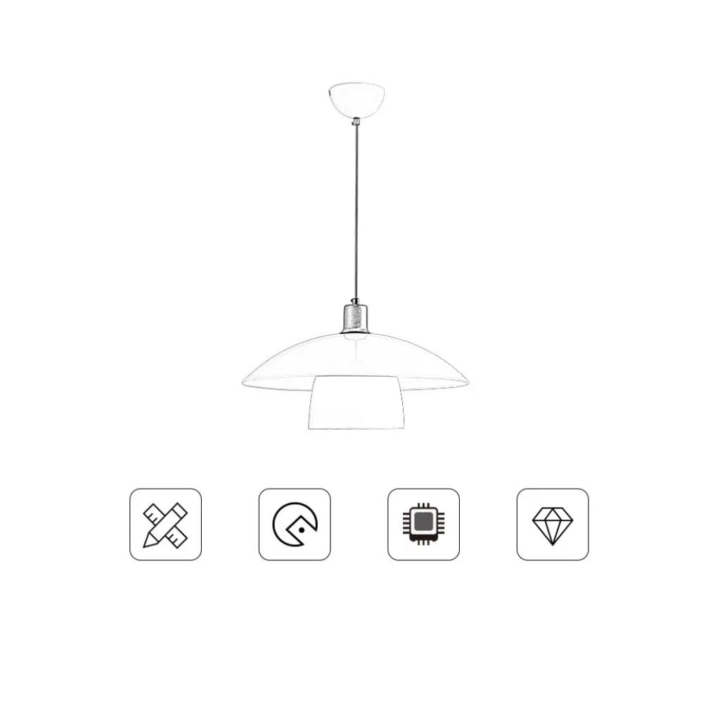 Small luxury study chandelier