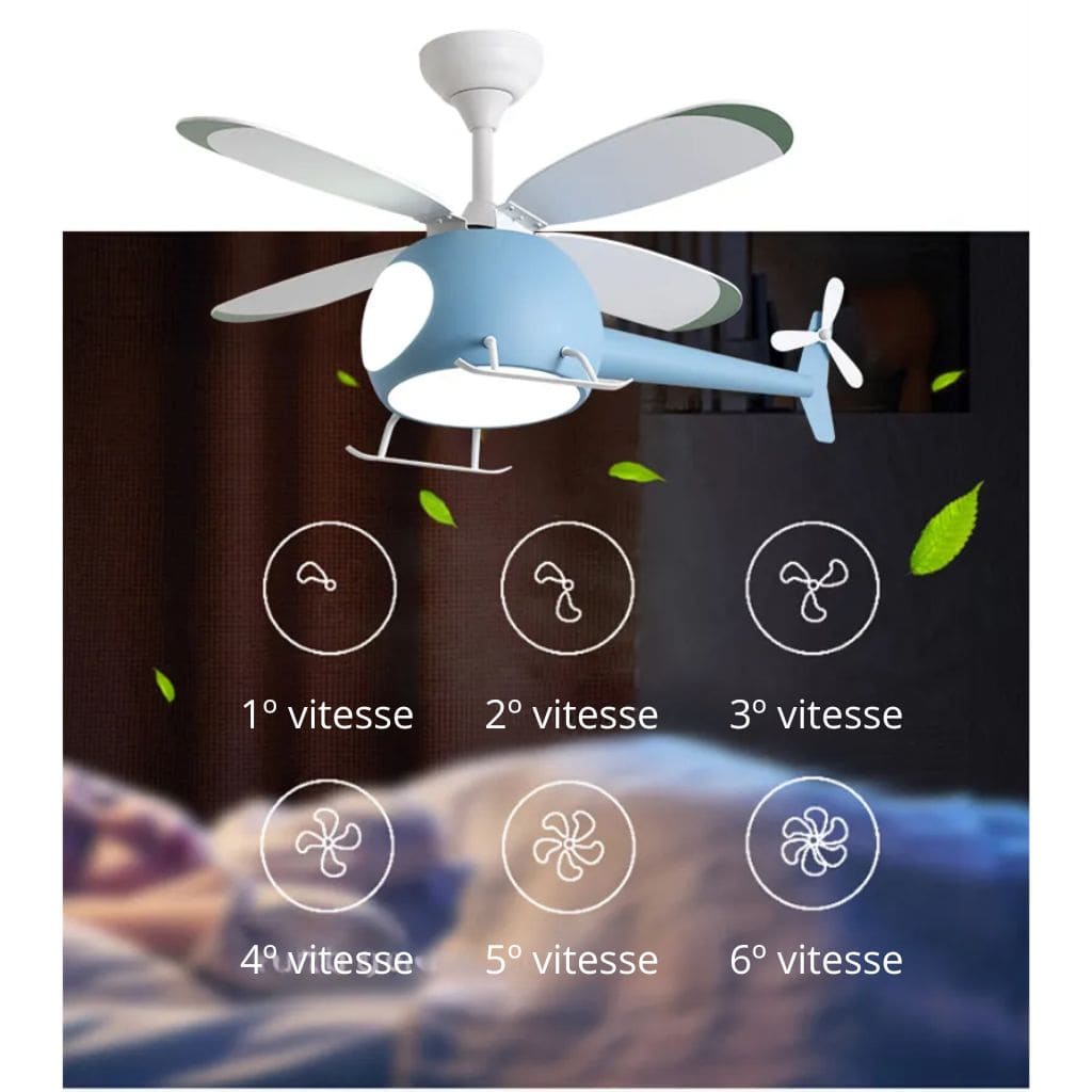 Modern ceiling chandelier LED Cartoon plane
