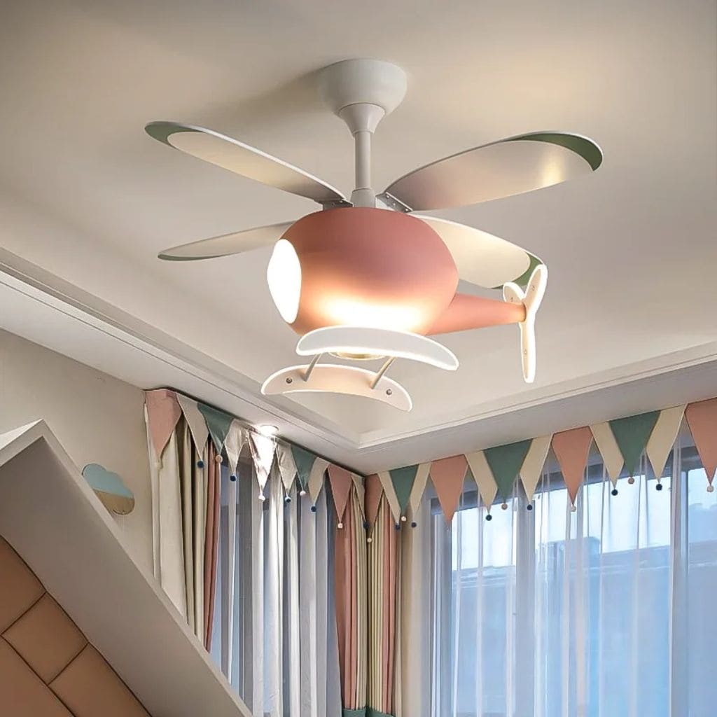Modern ceiling chandelier LED Cartoon plane