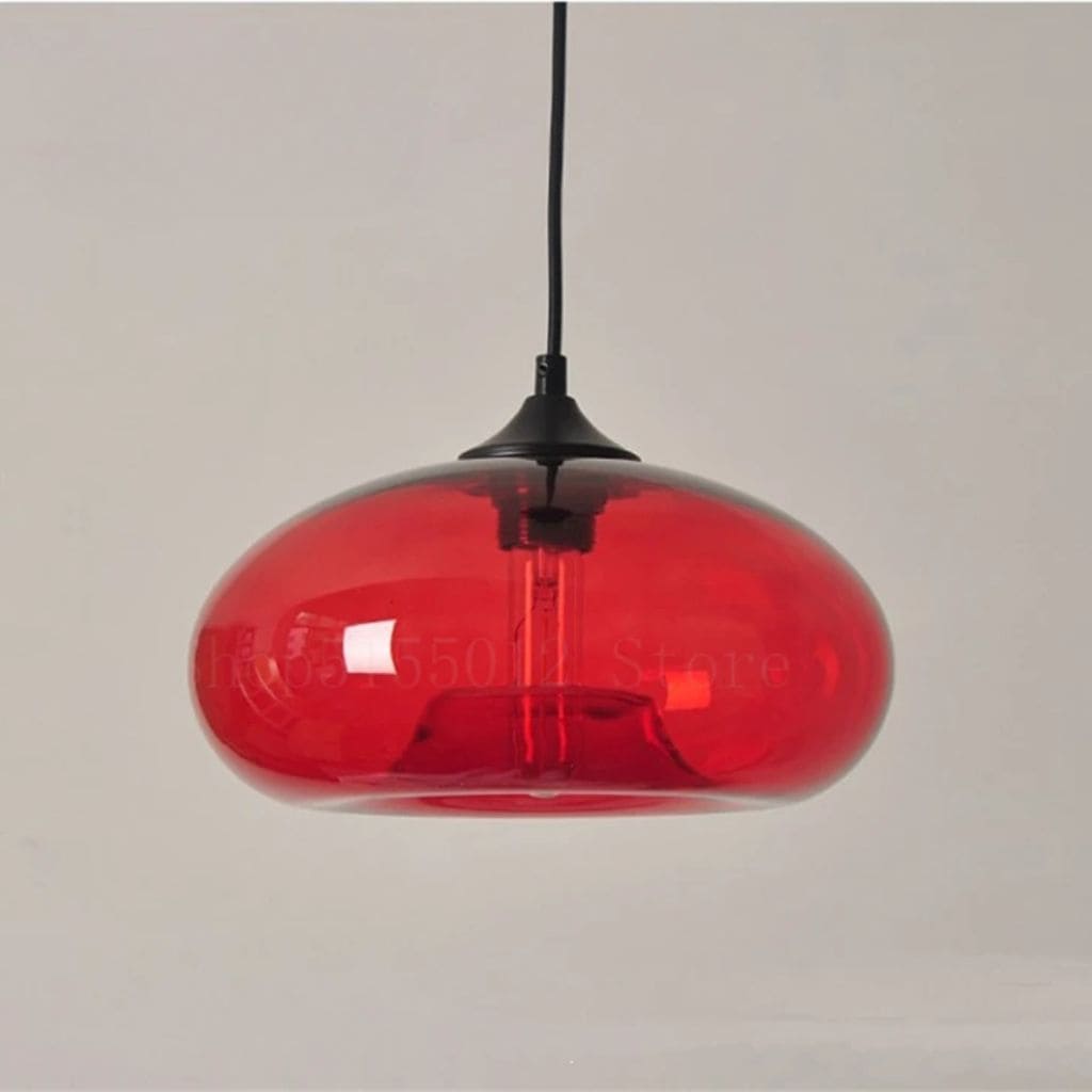 Modern Nordic Loft glass chandelier