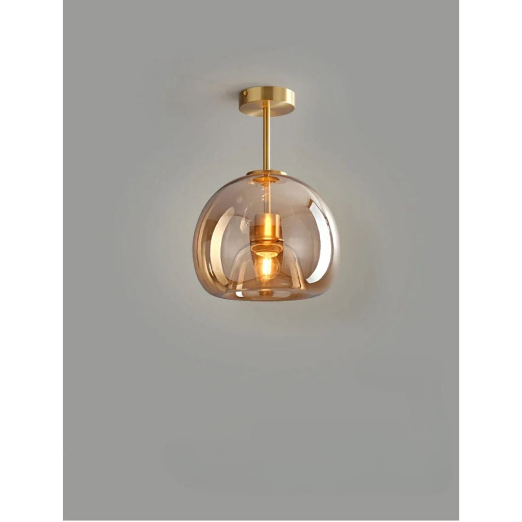 Nordic glass chandelier for LED ceiling