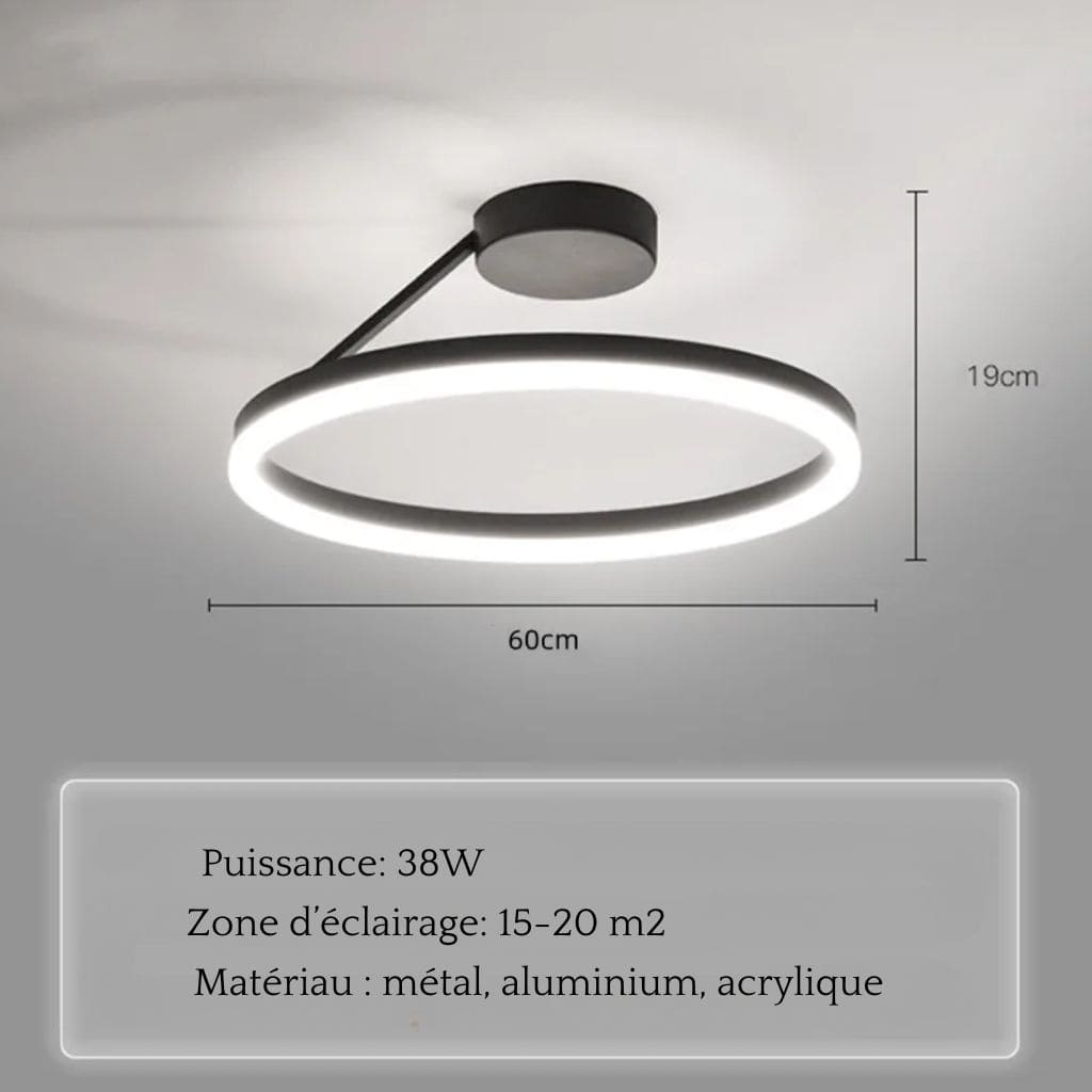 Minimalist LED ceiling light
