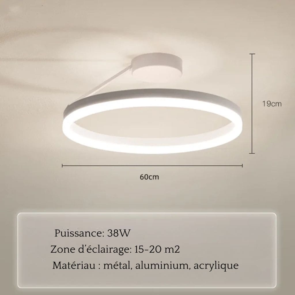 Minimalist LED ceiling light