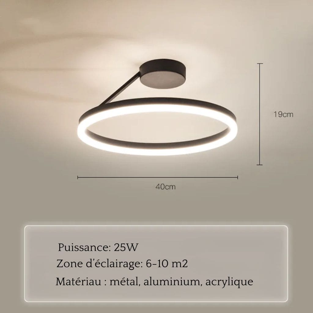 Minimalist LED ceiling light