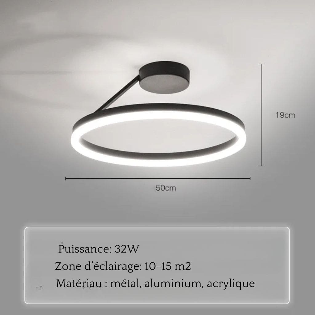 Minimalist LED ceiling light