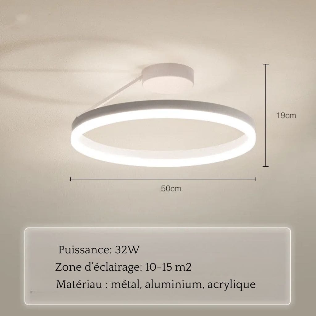 Minimalist LED ceiling light
