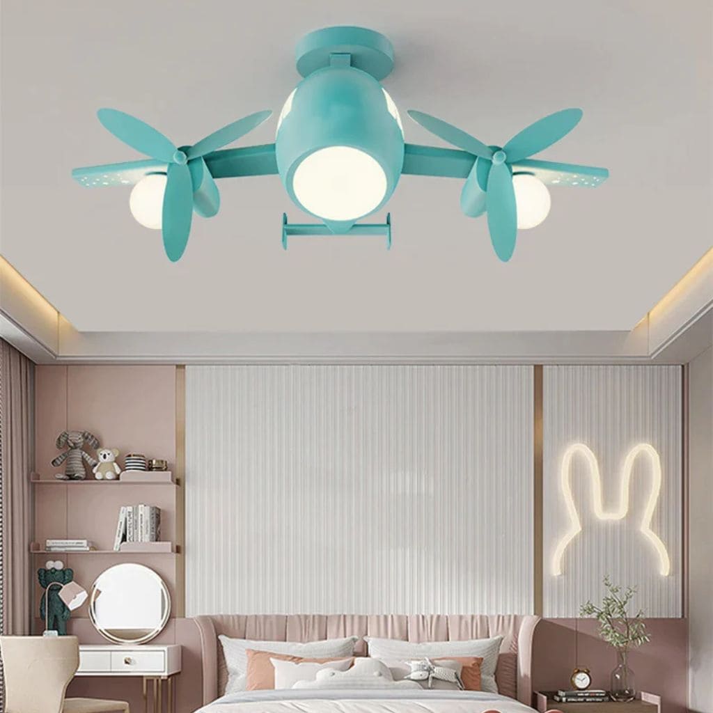 LED ceiling lamp creative plane model