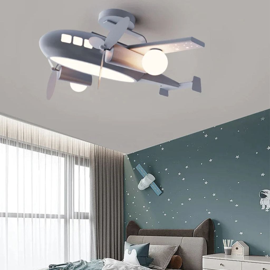LED ceiling lamp creative plane model