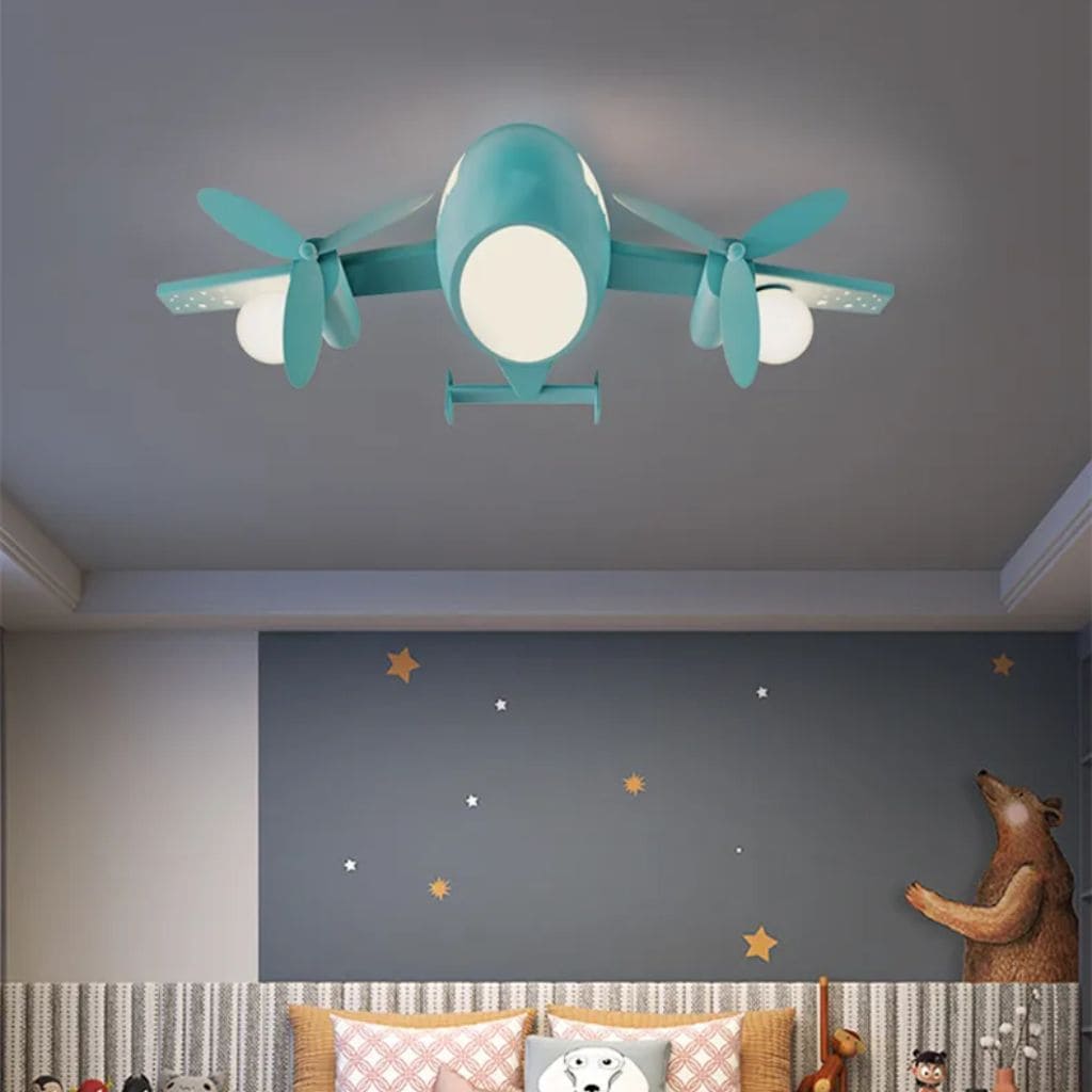 LED ceiling lamp creative plane model