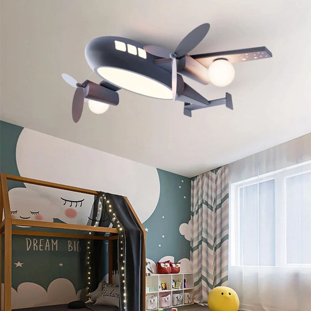 LED ceiling lamp creative plane model
