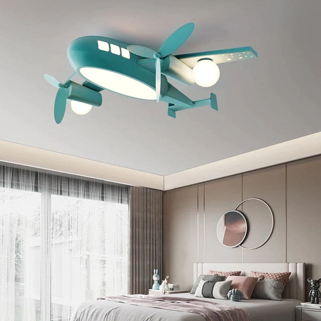 LED ceiling lamp creative plane model
