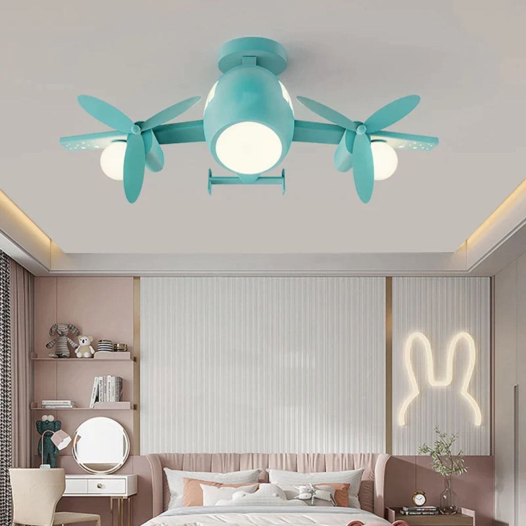 LED ceiling lamp creative plane model