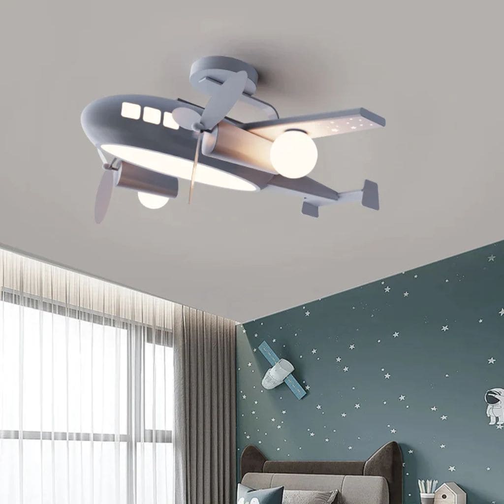 LED ceiling lamp creative plane model