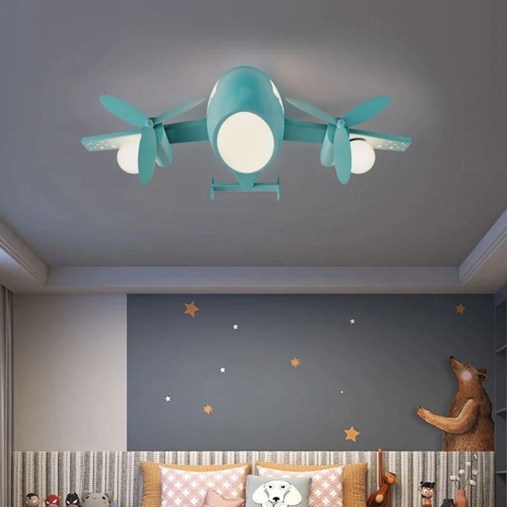 LED ceiling lamp creative plane model