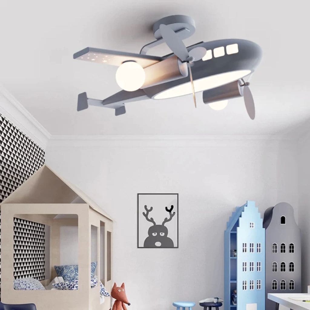 LED ceiling lamp creative plane model