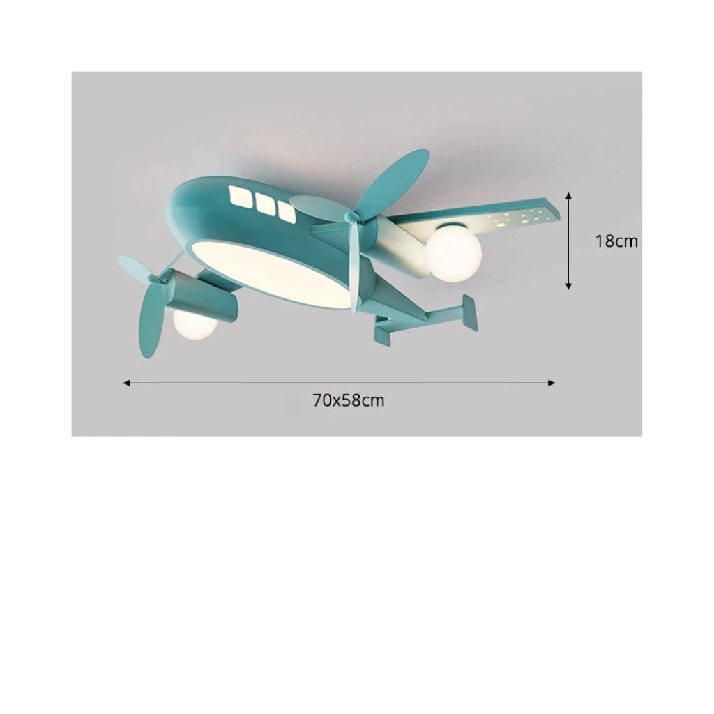 LED ceiling lamp creative plane model