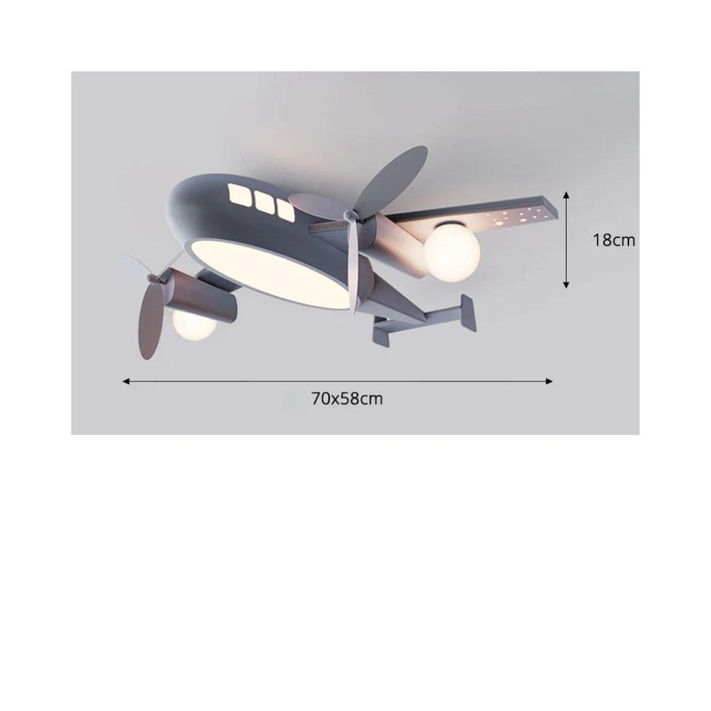 LED ceiling lamp creative plane model