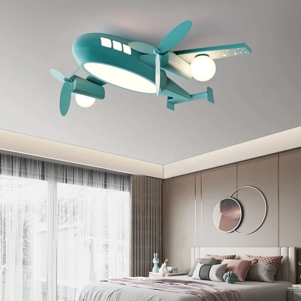 LED ceiling lamp creative plane model
