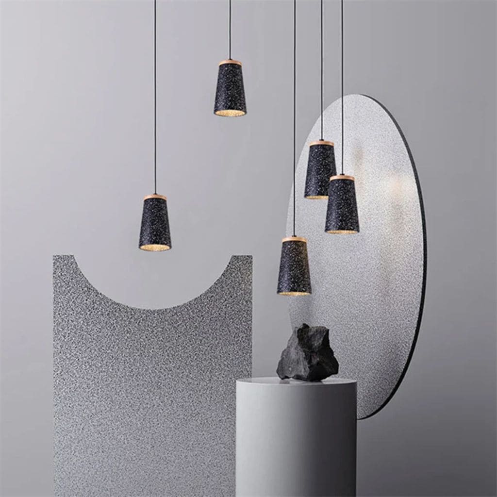 Vintage Industrial Concrete Pendant Light