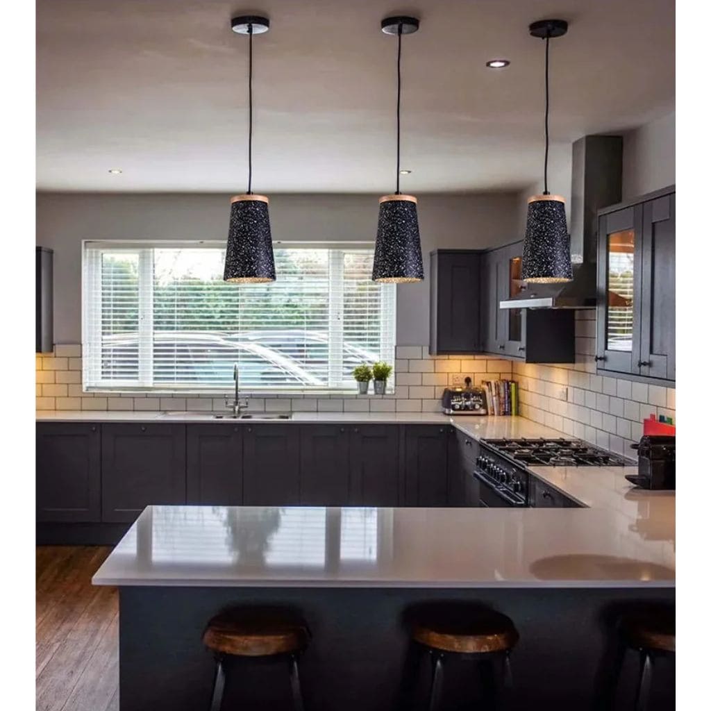 Vintage Industrial Concrete Pendant Light