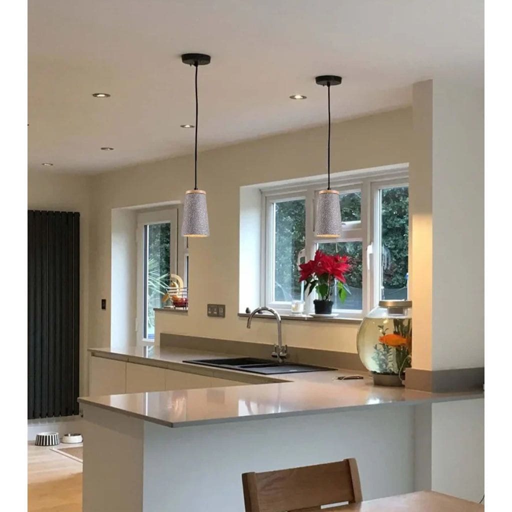 Vintage Industrial Concrete Pendant Light