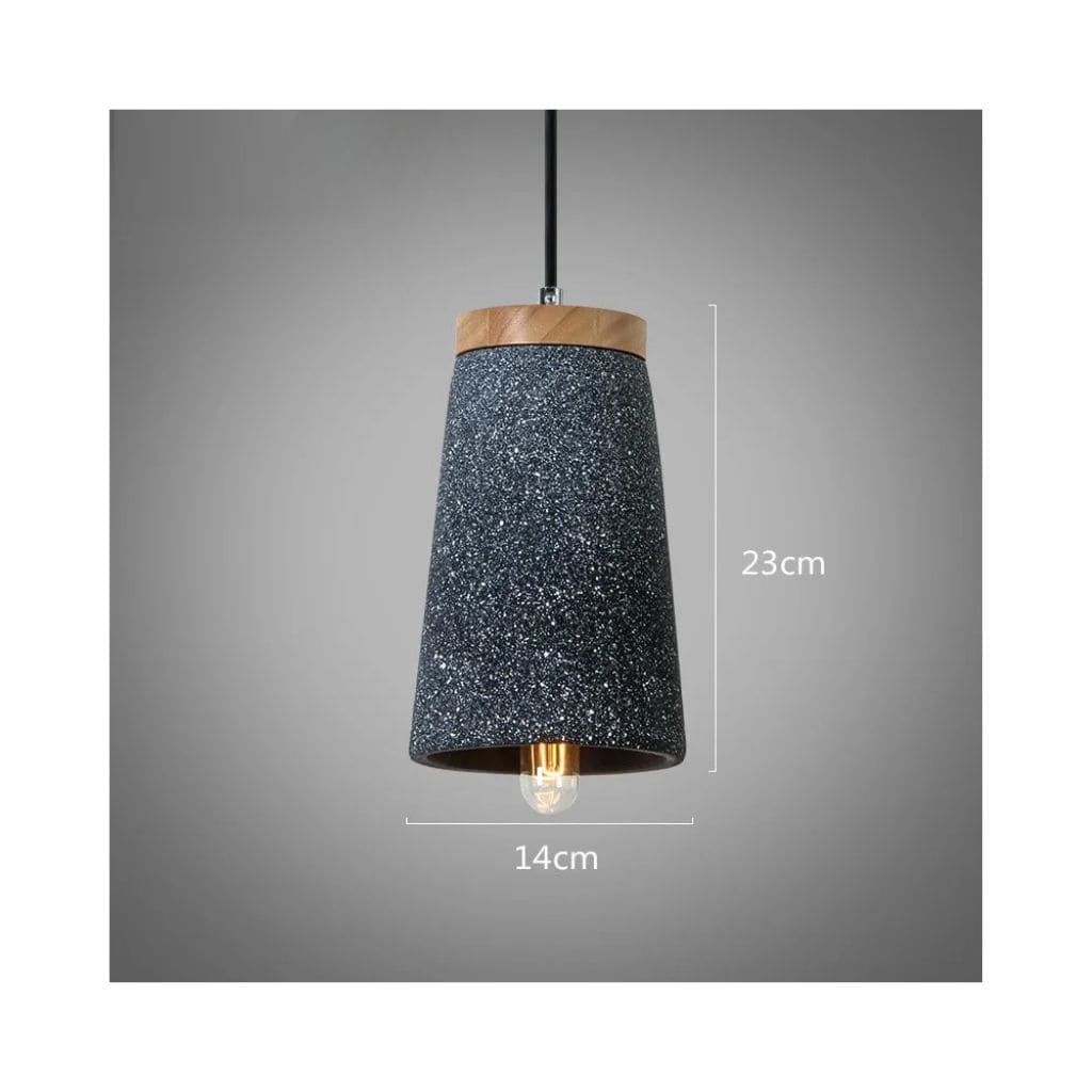 Vintage Industrial Concrete Pendant Light
