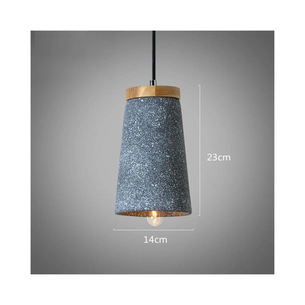 Vintage Industrial Concrete Pendant Light