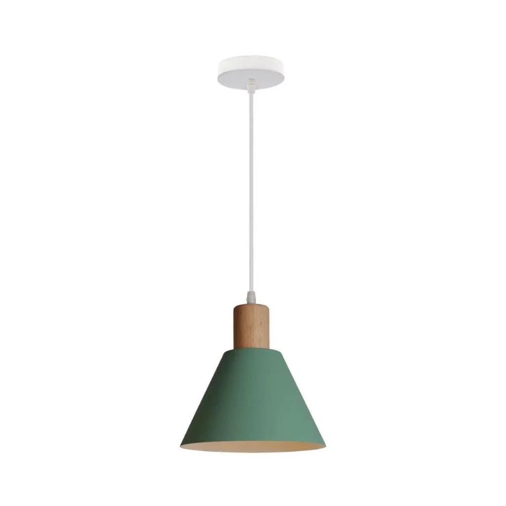 Industrial wood and iron suspension