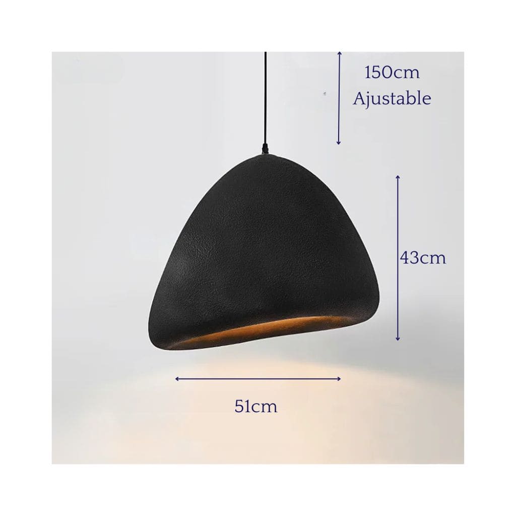 Japanese LED suspension Wabi Sabi Modern Wind