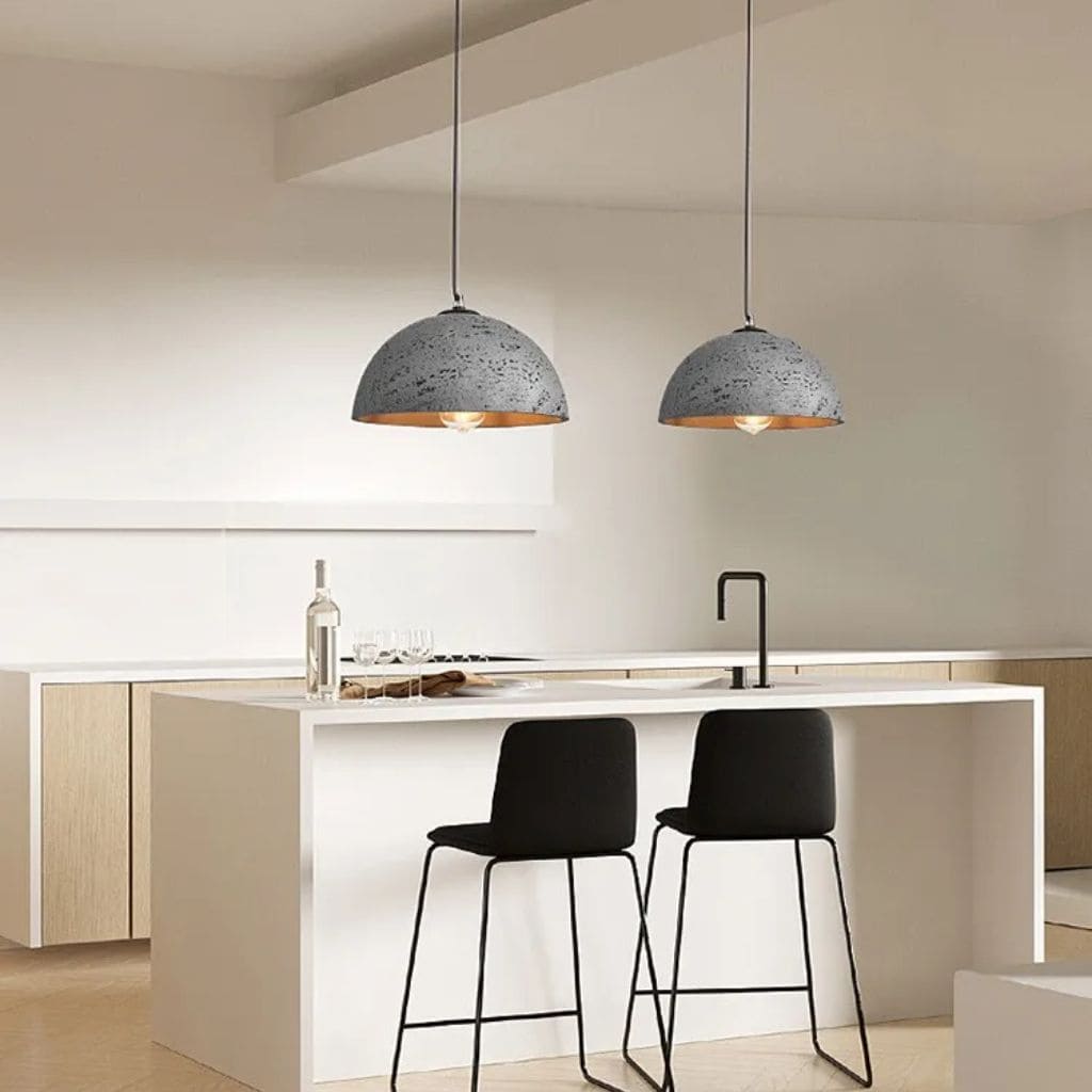 Nordic LED suspension of simple wabi sabi