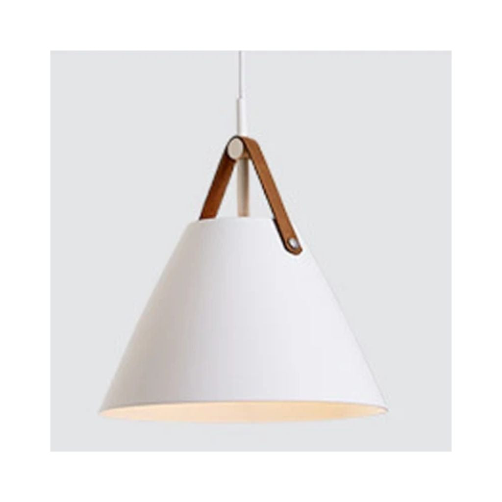 LED suspension with a metal belt