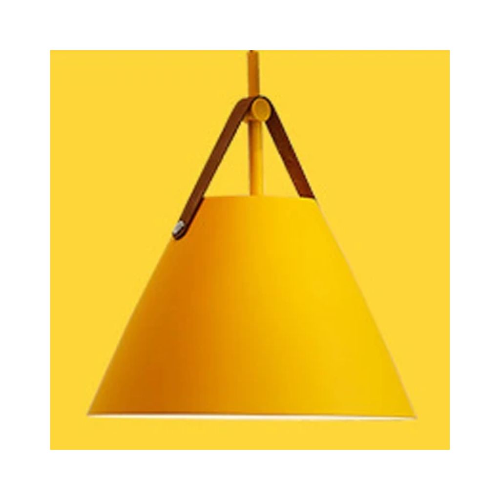 LED suspension with a metal belt