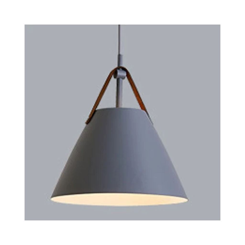 LED suspension with a metal belt