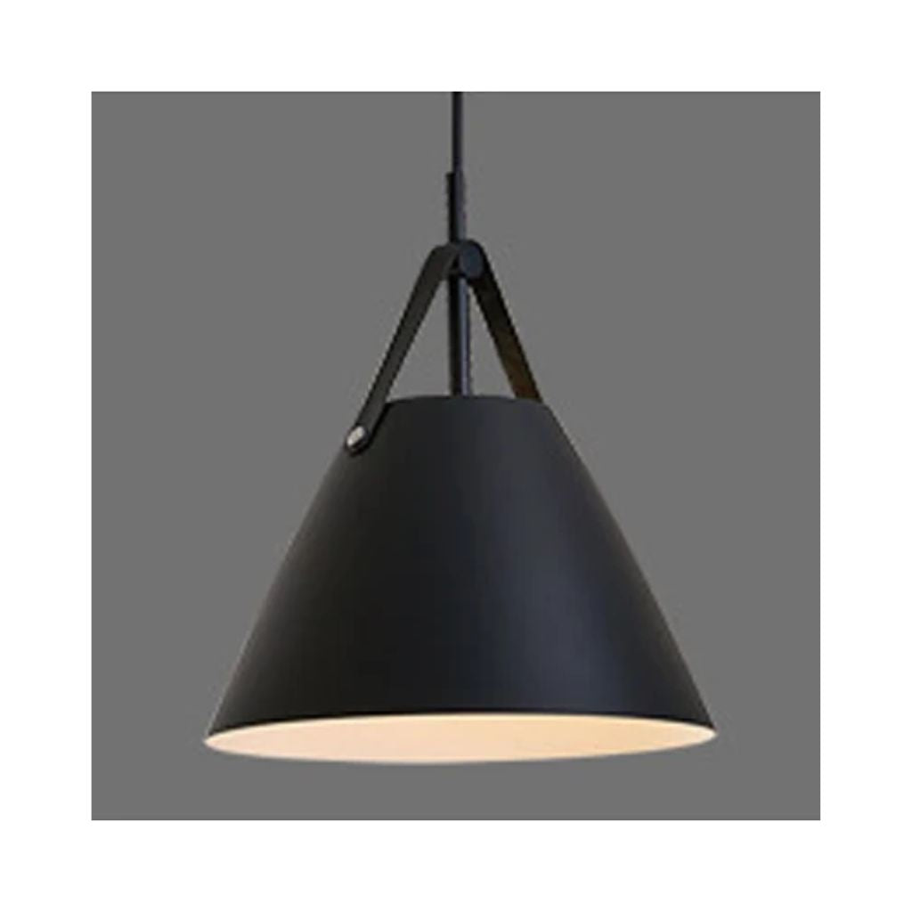 LED suspension with a metal belt