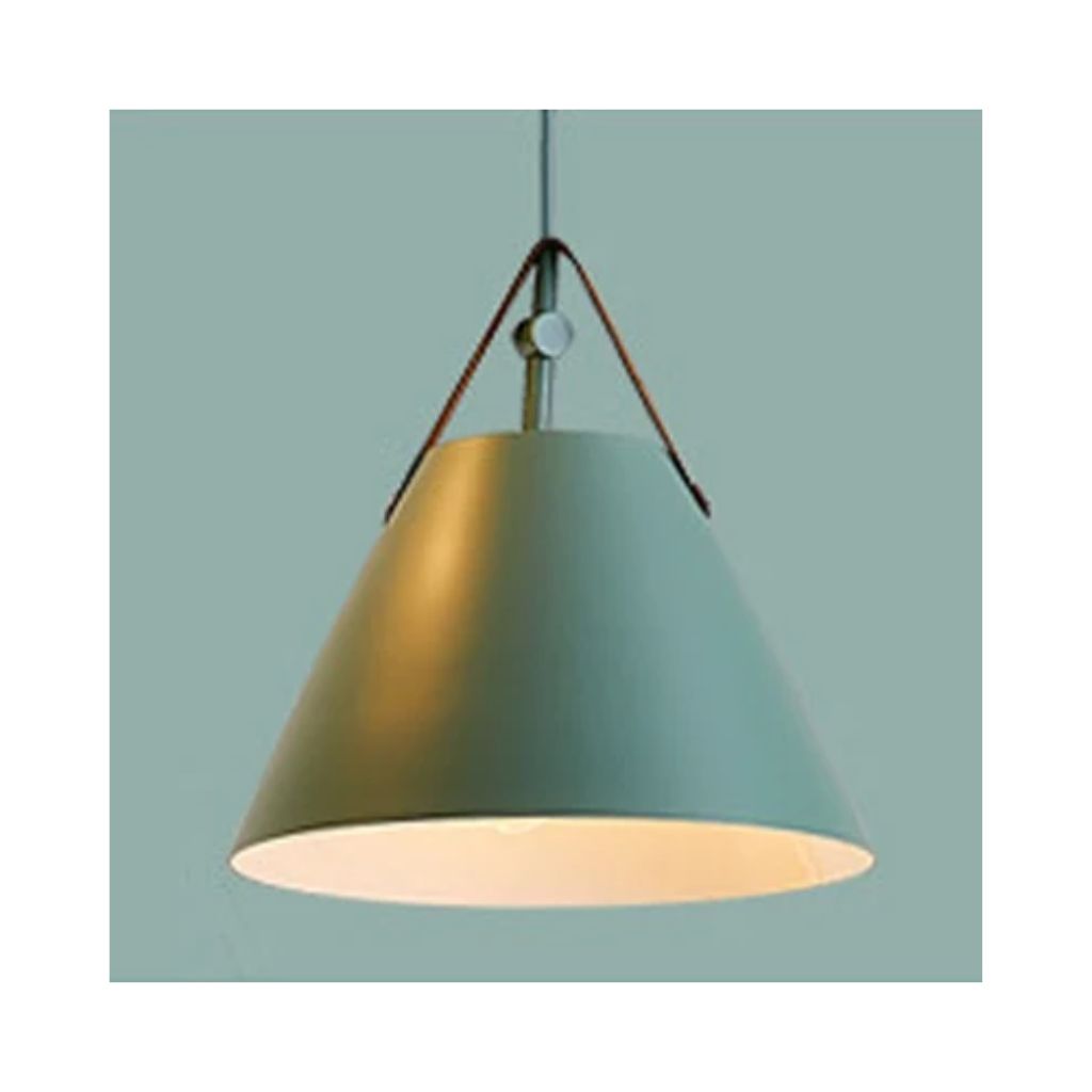 LED suspension with a metal belt