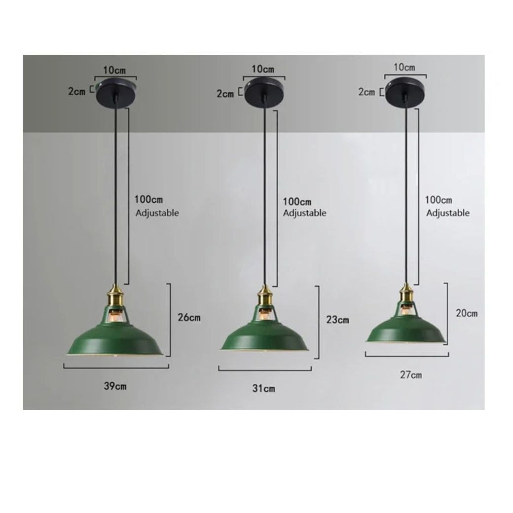 Vintage Industrial Style LED Pendant Light