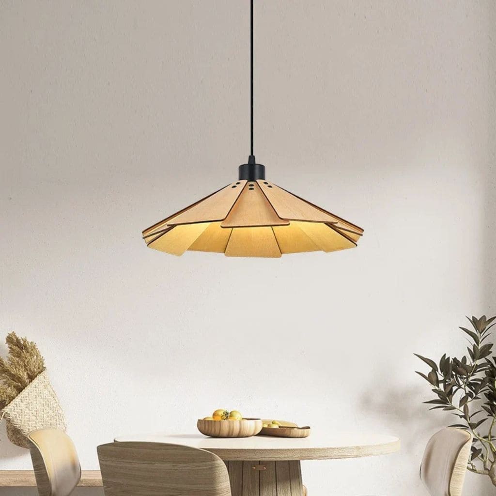 Rocker Wood Pendant Light
