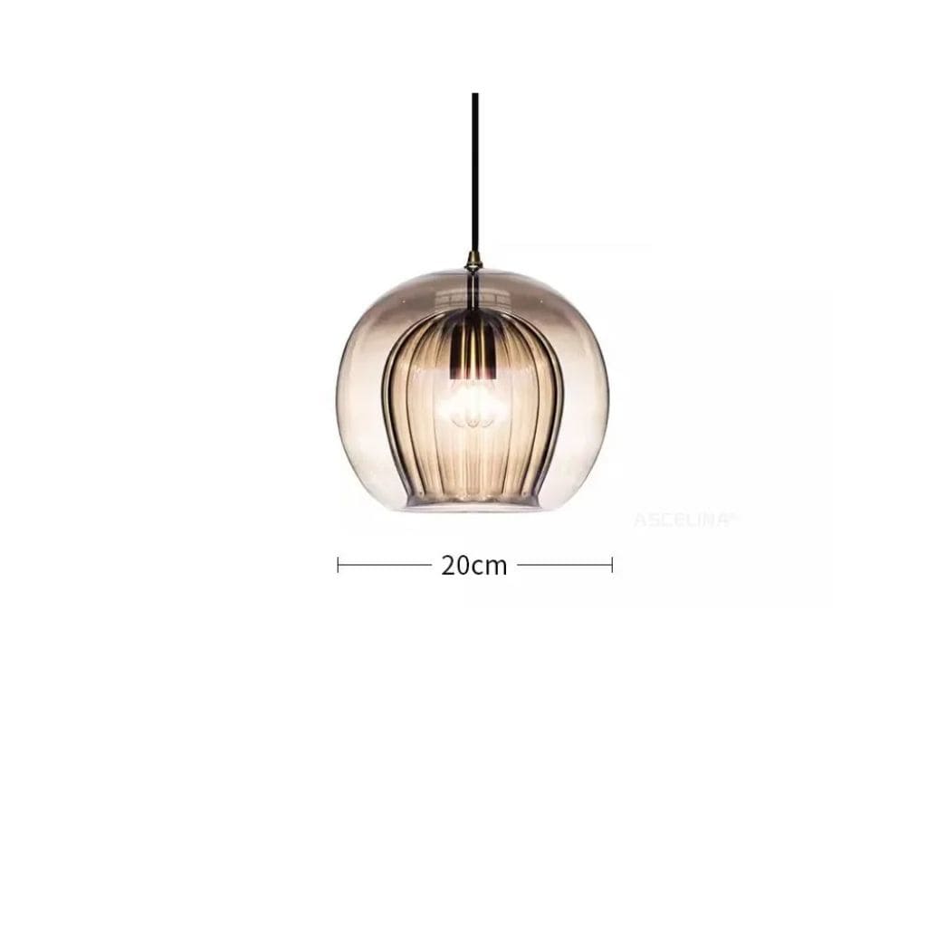 Nordic Glass LED Pendant Light