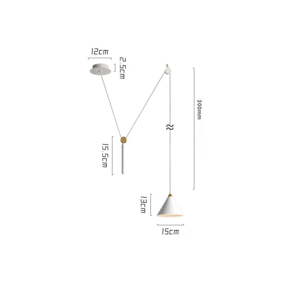 Lighting LED Nordic Pulley Lighting Light