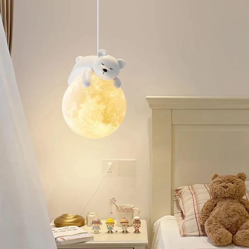 Cute suspension in the shape of a moon for children